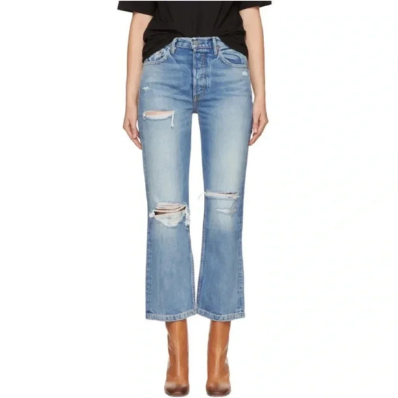 GRLFRND “Linda” wide leg jeans in Golden Girl size 27 - Picture 2 of 14